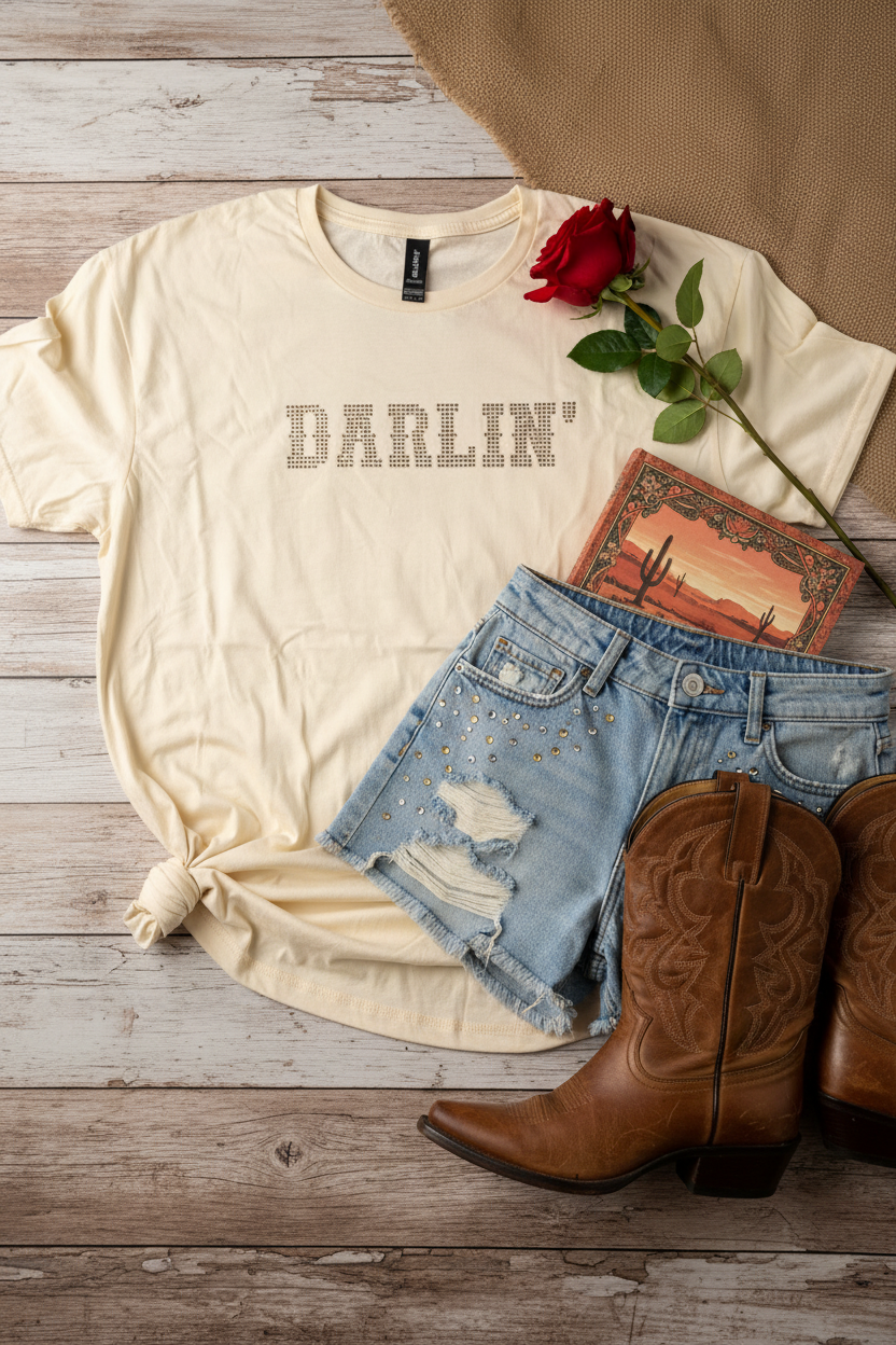 Rhinestone Darling Tee