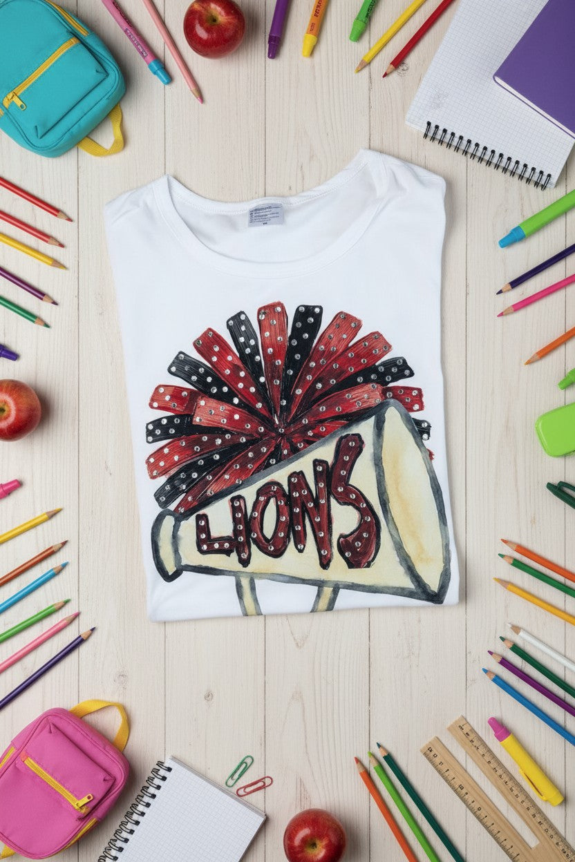 Sparkle Lions Cheer T-shirt