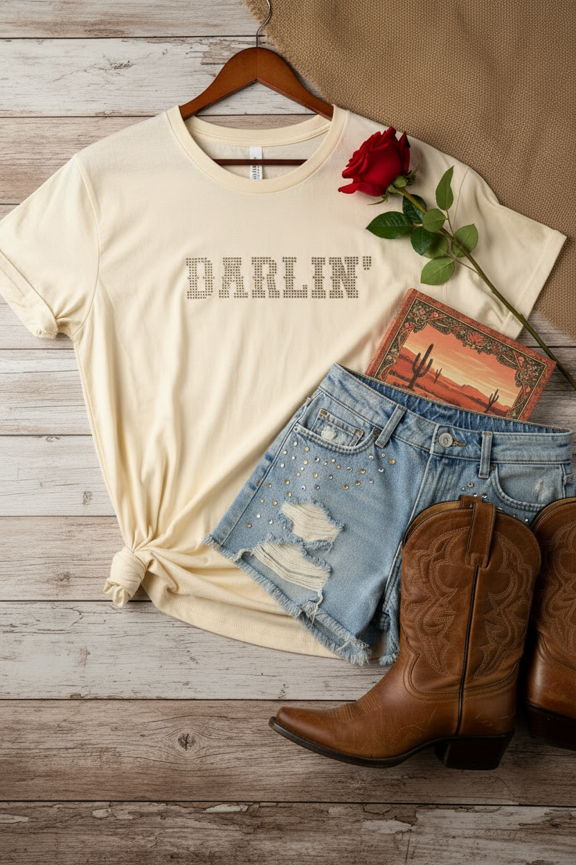 Rhinestone Darling Tee